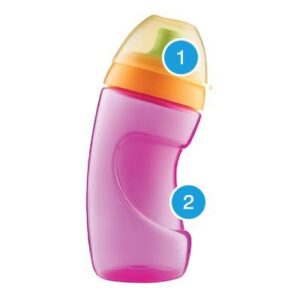 MAM SPORT CUP VASO CON TAPON DEPORTIVO ROSA +12 M 330 ML
