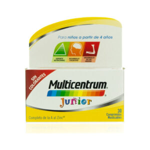 MULTICENTRUM JUNIOR 30 COMPRIMIDOS MASTICABLES