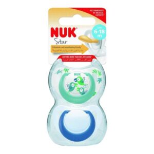 NUK CHUPETE STAR 6 - 18 MESES (LÁTEX)