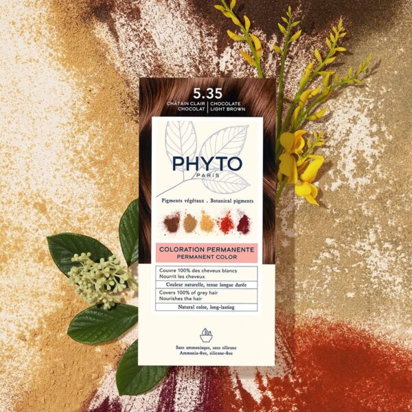 PHYTO COLORACIÓN 5.35 CASTAÑO CLARO CHOCOLATE