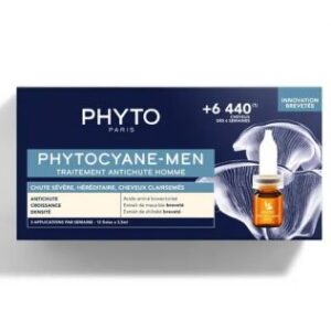 PHYTO PHYTOCYANE MEN AMPOLLAS CAIDA PROGRESIVA 12  X 3.5 ML