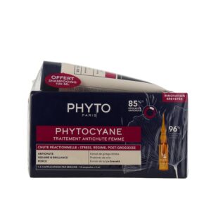 PHYTO PHYTOCYANE MUJER AMPOLLAS CAIDA REACCIONAL 12 X 5ML