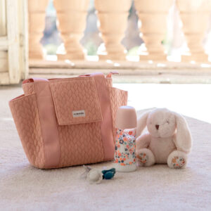 SUAVINEX BOLSO MATERNIDAD PEQUEÑO ROSA