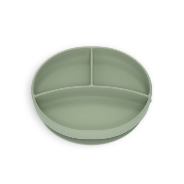 SUAVINEX PLATO SILICONA CON DIVISIÓN VERDE