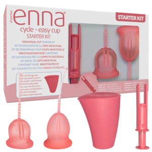 ENNA COPA MENSTRUAL PACK 2 COPAS CYCLE EASY CUP STARTER KIT