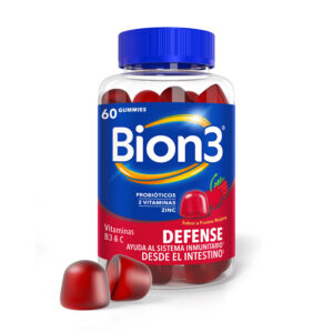 BION 3 DEFENSE 60 GUMMIES - Complemento alimenticio con probióticos para el sistema inmunitario
