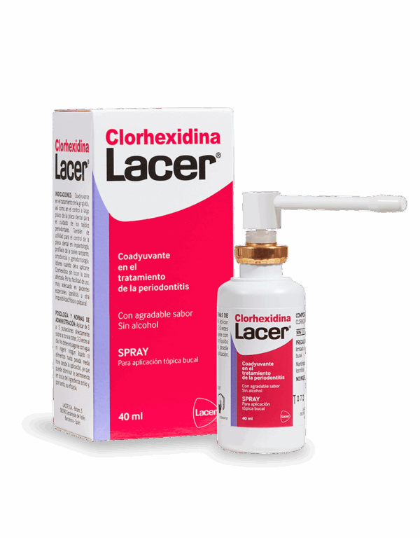 LACER COLUTORIO CLORHEXIDINA 0.2% SPRAY 30ml - Spray bucal antiséptico
