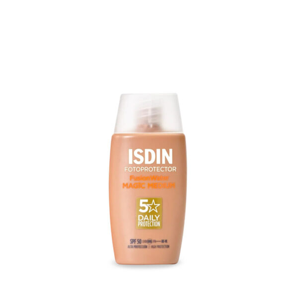 ISDIN FOTOPROTECTOR FUSION WATER COLOR SPF50+ 50ML - Protector solar facial con color