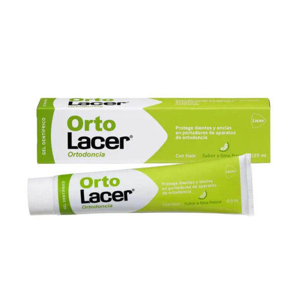 OrtoLacer Gel Dentífrico Lima Fresca 125ml para ortodoncia