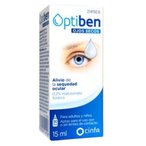 OPTIBEN OJOS SECOS GOTAS 15ML