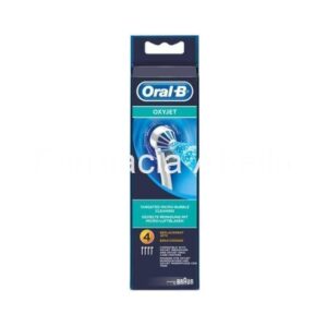 Oral-B Oxyjet Recambio 4 Unidades - Cabezales de repuesto para irrigador dental