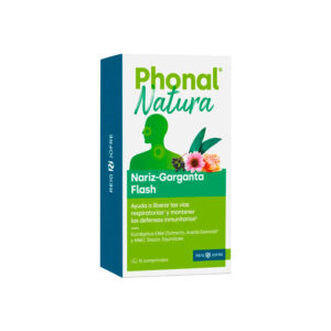 Phonal Natura Nariz-Garganta Flash 15 comprimidos para cuidado respiratorio