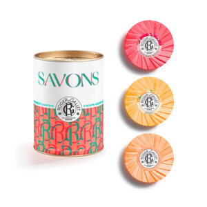 ROGER & GALLET COFRE 3 JABONES 100GR POP ORANGE - Cofre con tres jabones redondos perfumados