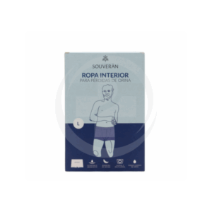 SOUVERAN Boxer para incontinencia masculina talla XL color negro