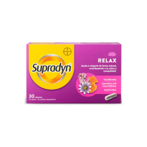 Supradyn Relax 30 Cápsulas - Complemento alimenticio para el estrés y relajación