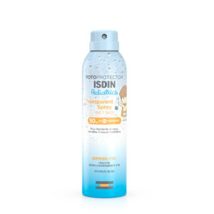 ISDIN Transparent Spray Wet Skin Pediatrics SPF50+ - Fotoprotector en spray para niños