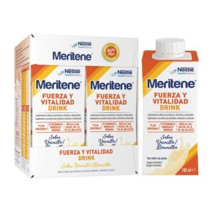 MERITENE FUERZA Y VITALIDAD VAINILLA PACK 4X180ML