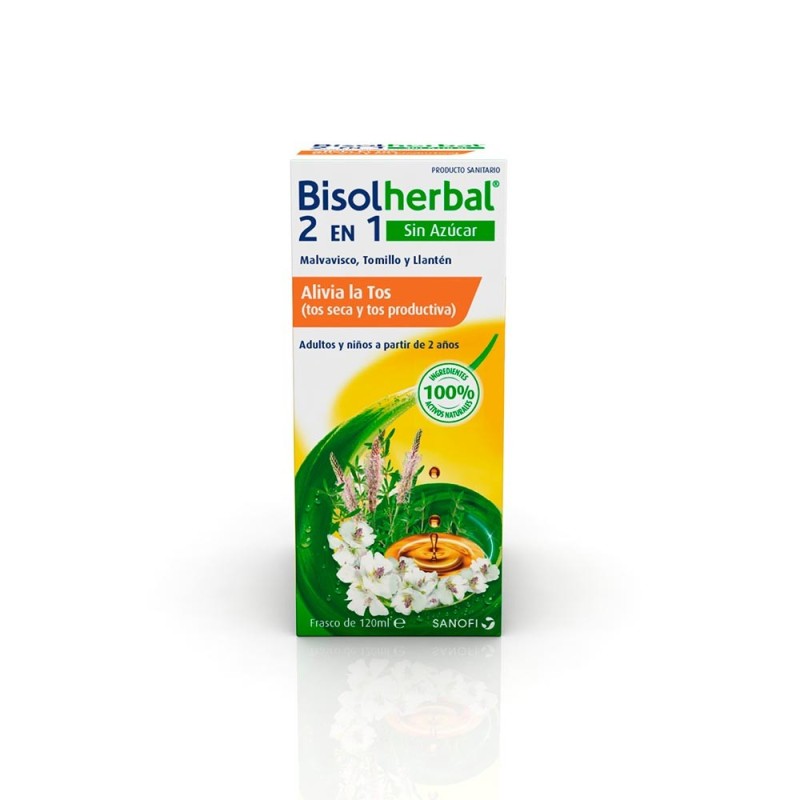 BISOLHERBAL 2 EN 1 S/A JARABE 120ML