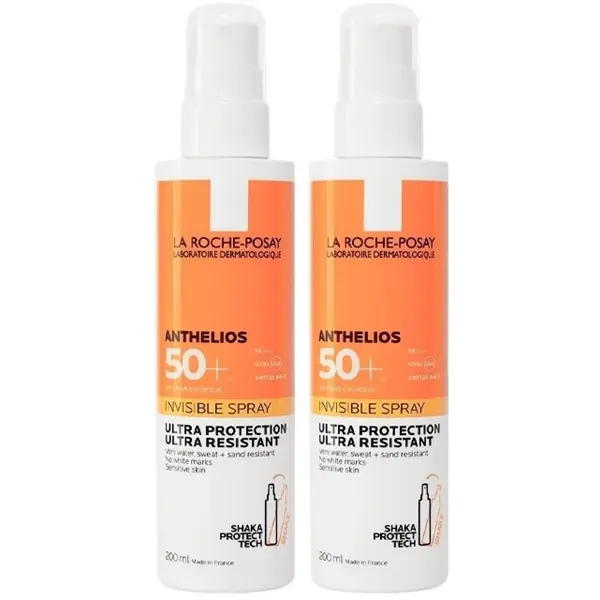 ANTHELIOS INVISIBLE F50 2X200ML SPRA