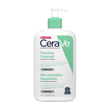 CERAVE PROMO 20% GEL LIMPIADOR ESPUMOSO 473 ML
