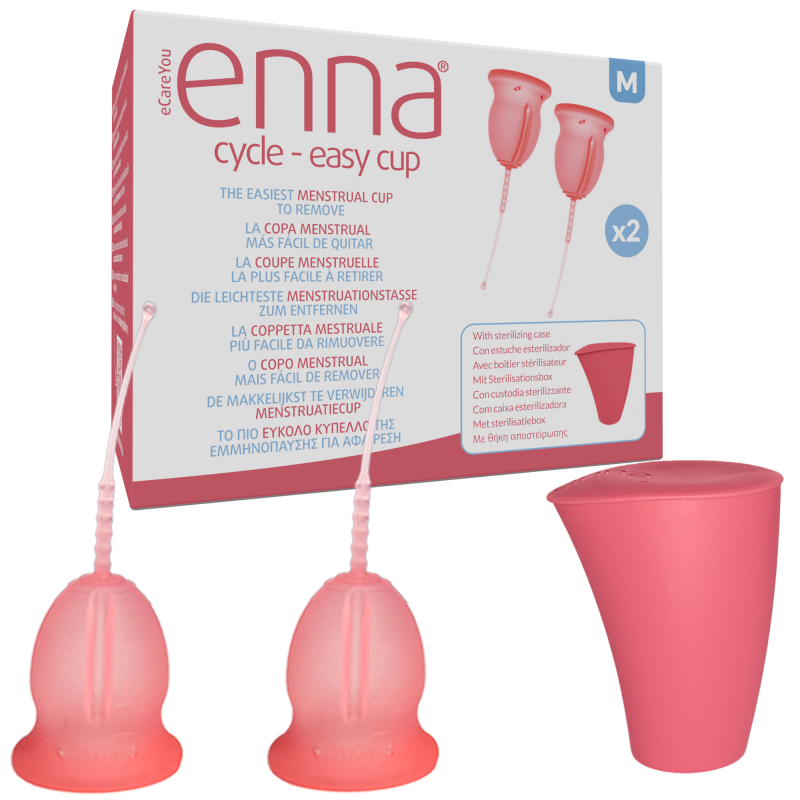 ENNA COPA MENSTRUAL "CYCLE - EASY CUP" 1 UNIDAD TALLA M