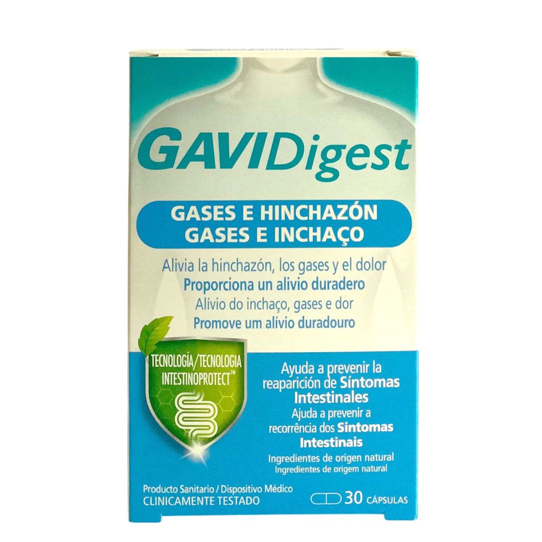 GAVIDIGEST GASES 30 CÁPSULAS