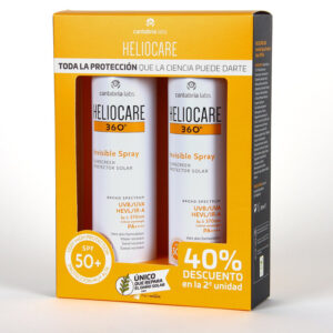 HELIOCARE 360 PACK DUPLO INVISIBLE SPRAY 200ML SPF 50+ 40% 2ª UNIDAD