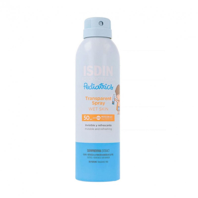 ISDIN FOTOPROTECTOR TRANSPARENT SPRAY WET SKIN PEDIATRICS SPF50+ 250ML