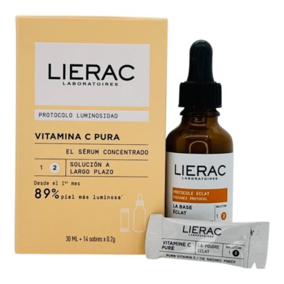 LIERAC PROTOCOLO EL SERUM VITAMINA C PURA 30 ML + 14 SOBRES X 0.2 G