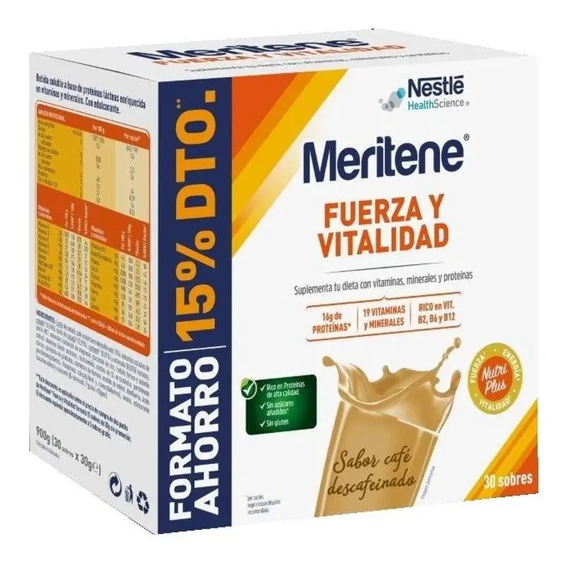 MERITENE CAFE PACK AHORRO 30 SOBRES