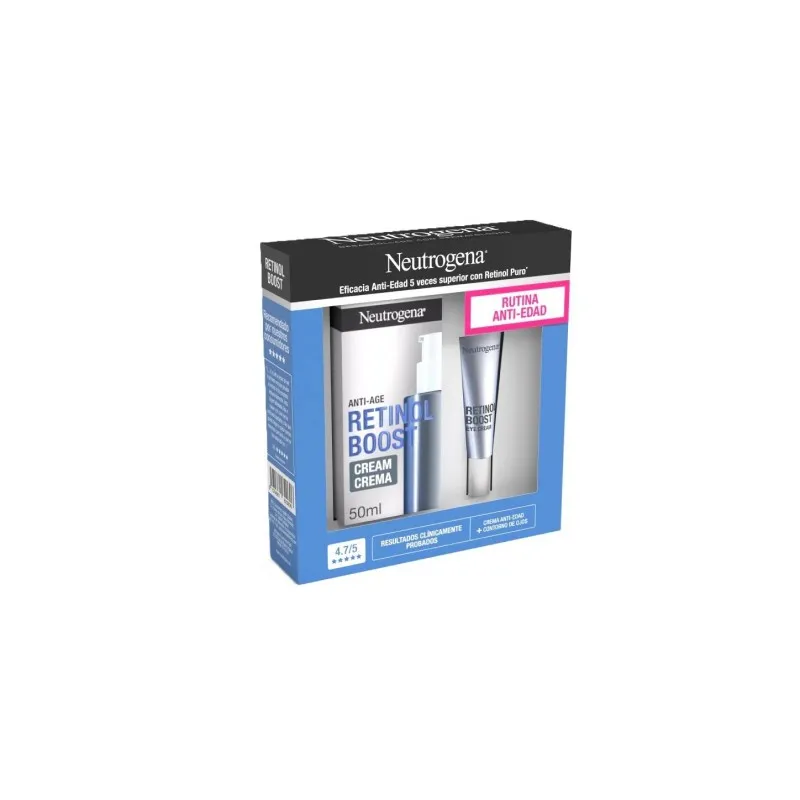 NEUTROGENA ANTI AGE RETINOL BOOST CREAM 50 ML + EYE CREAM 15 ML REGALO