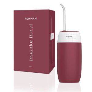 ROAMAN IRRIGADOR BUCAL MINI COLOR VINO