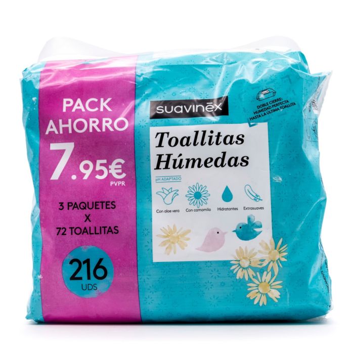 SUAVINEX GUARDA TOALLITAS 25U AZUL DREAM