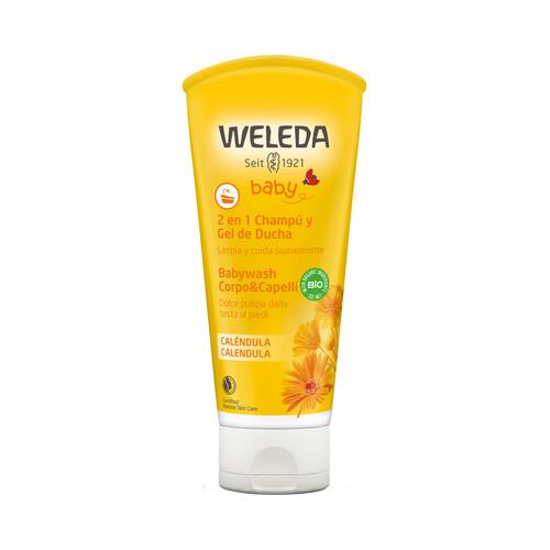 WELEDA BABY 2 EN 1 CHAMPÚ & GEL DE DUCHA CALÉNDULA 200ML