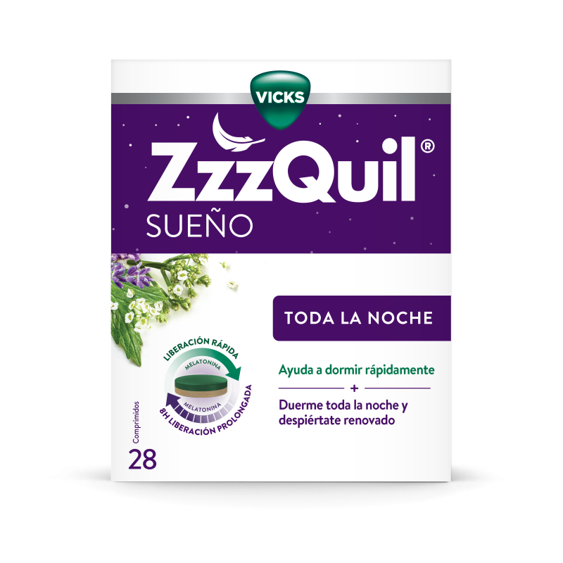ZZZQUIL SUEÑO "TODA LA NOCHE" 28 COMPRIMIDOS